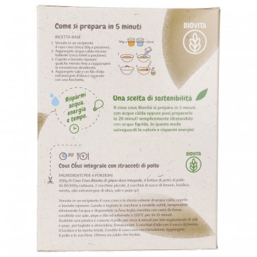 COUS COUS INT.  500GR BIOVITA 