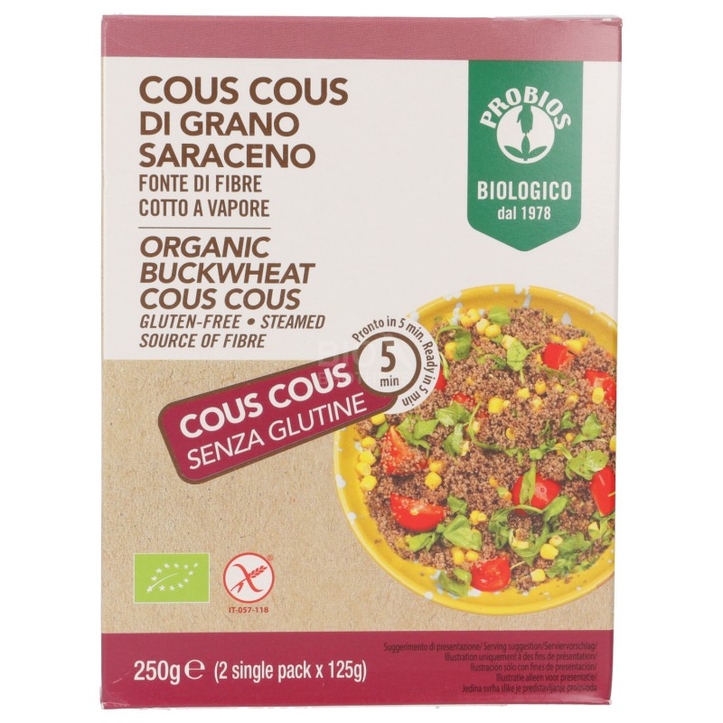 COUS COUS GR.SARACENO BIO 250GR PROBIOS