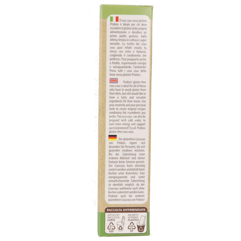 COUS COUS DI LEGUMI S/GLUTINE 250G PROBIOS