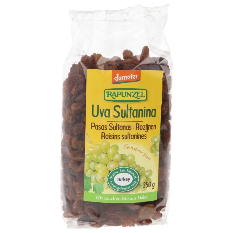 UVA SULTANINA 250GR RAPUNZEL