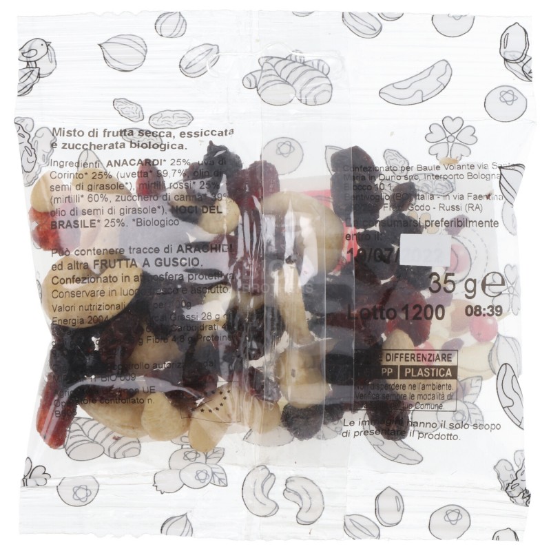 NUTS & FRUITS 35GR BAULE
