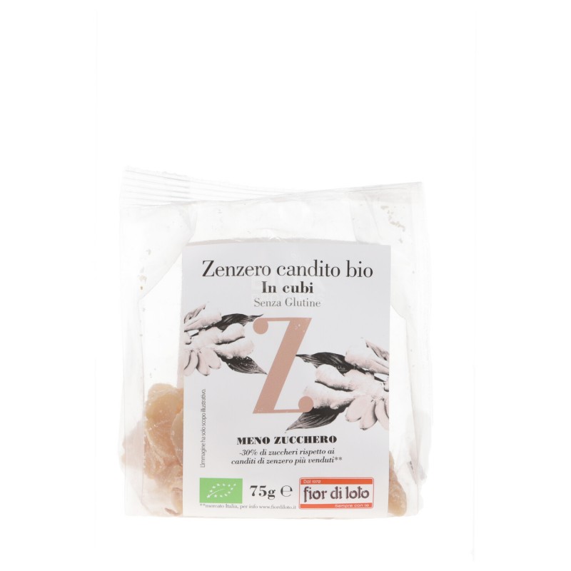 ZENZERO CANDITO ZUCCHERO RIDOTTO 75GR FDL