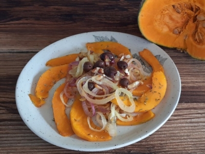 Zucca all'Arancia & Cipolla con profumo di Timo